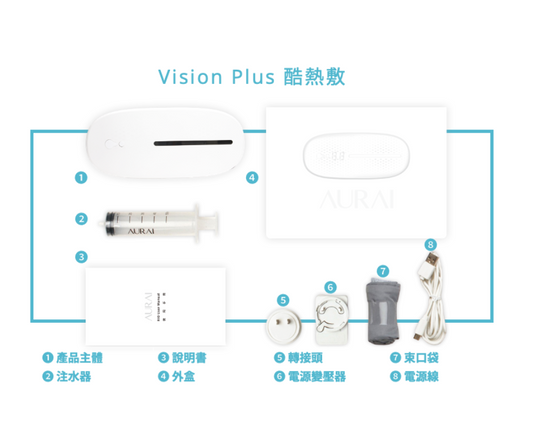 AURAI歐萊依 酷熱敷 Vision Plus 專用配件