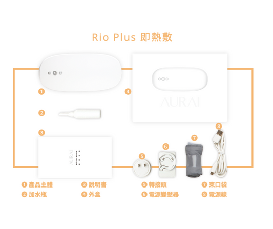 AURAI歐萊依 即熱敷 Rio Plus 專用配件